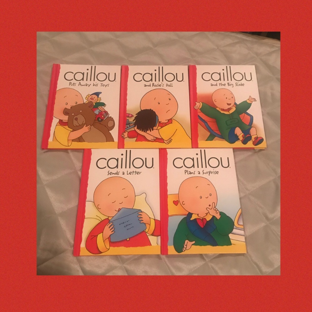 Caillou Hard Cover Book Set